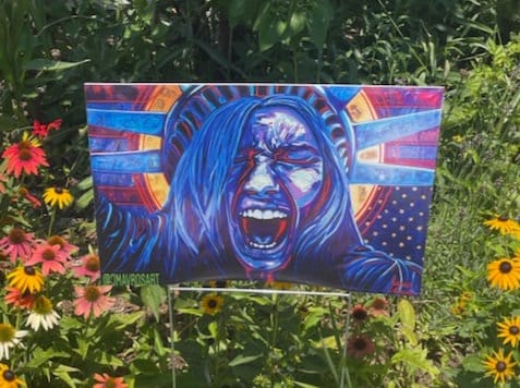 Lady Liberty Protest Art Post Cards| Political Cards for Congress|We the People Dissent|Contact Your Reps |Voter Cards|Protect Democracy
