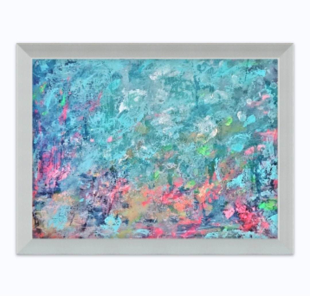 Arizona Forrest Sunset Abstract Expressionist Giclee Artwork Limited Edition Print - JMAVROSART
