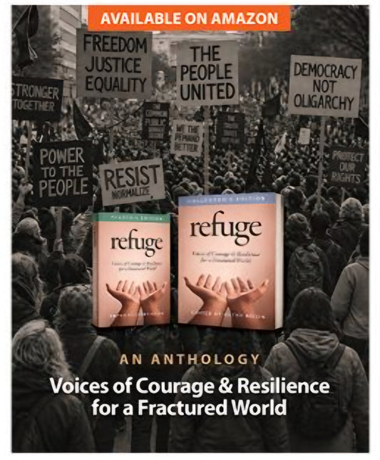Mother of Exiles artwork by Jessica Mavros featured in the Refuge anthology