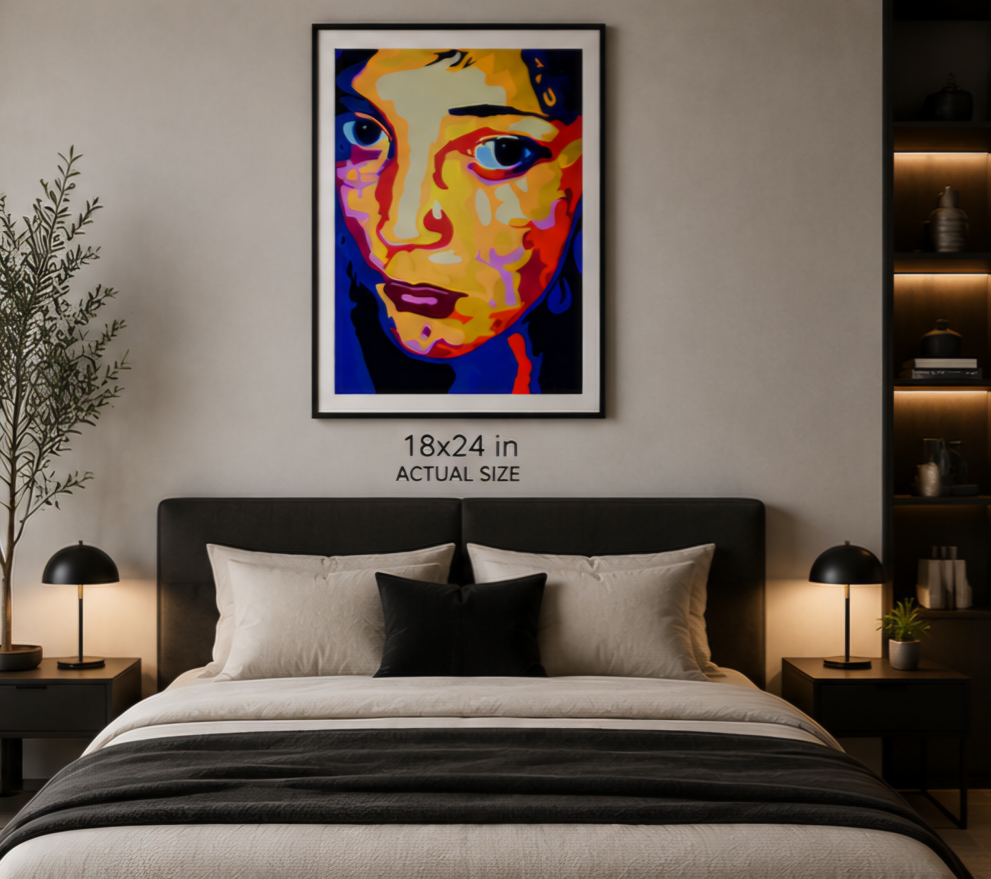 Gold Embellished Urban Portrait Art Print | Limited Edition Contemporary Wall Art