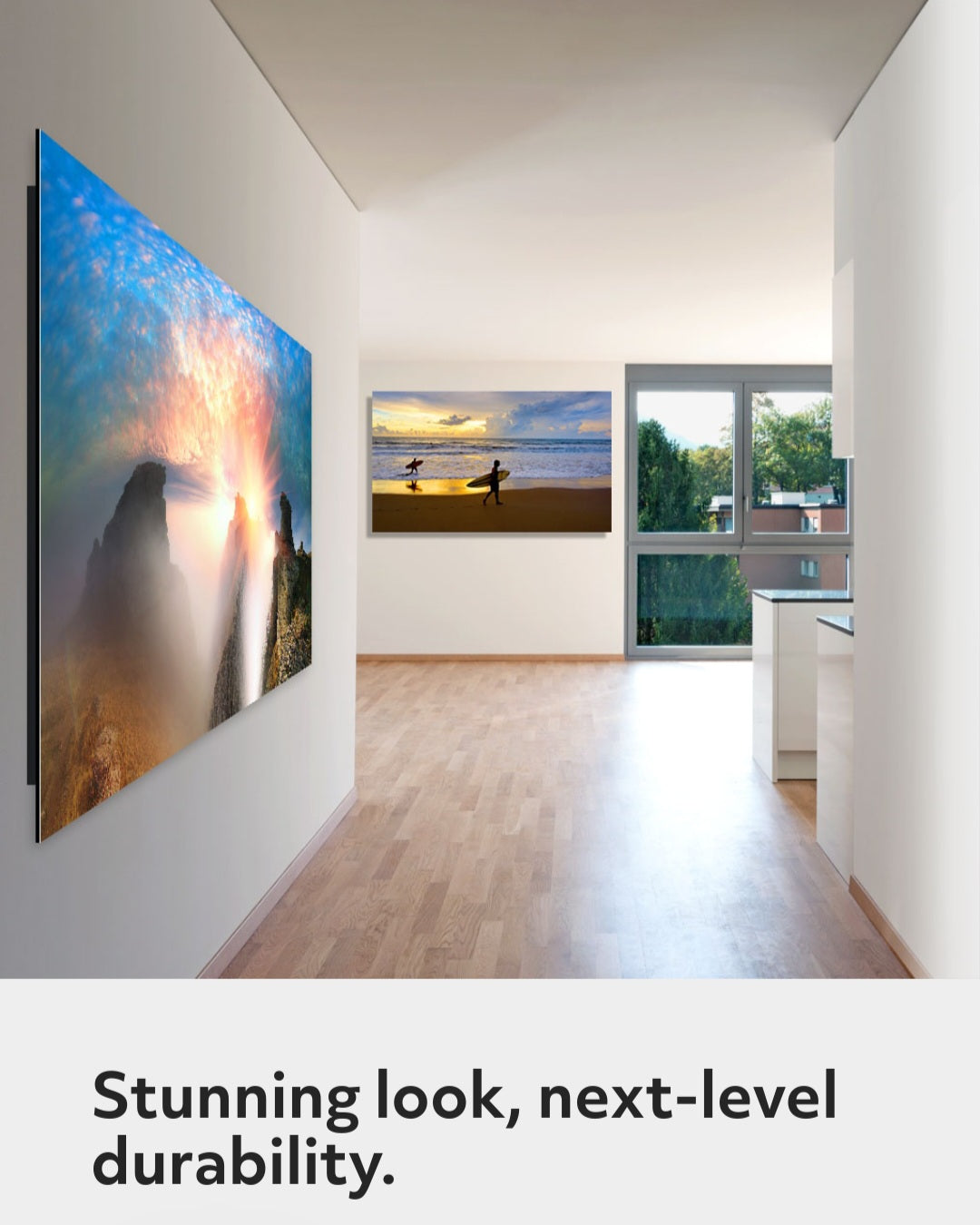 "Mother of Exiles " Screaming Lady Liberty large Wall Art print on Acrylic Glass Political Art Print