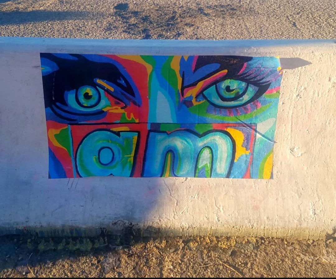 I AM | Bold Street Art Portrait Print | Limited Edition Urban Wall Art