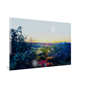 Arizona Verde Valley Twilight Dusk in the Desert Scene Public Lands