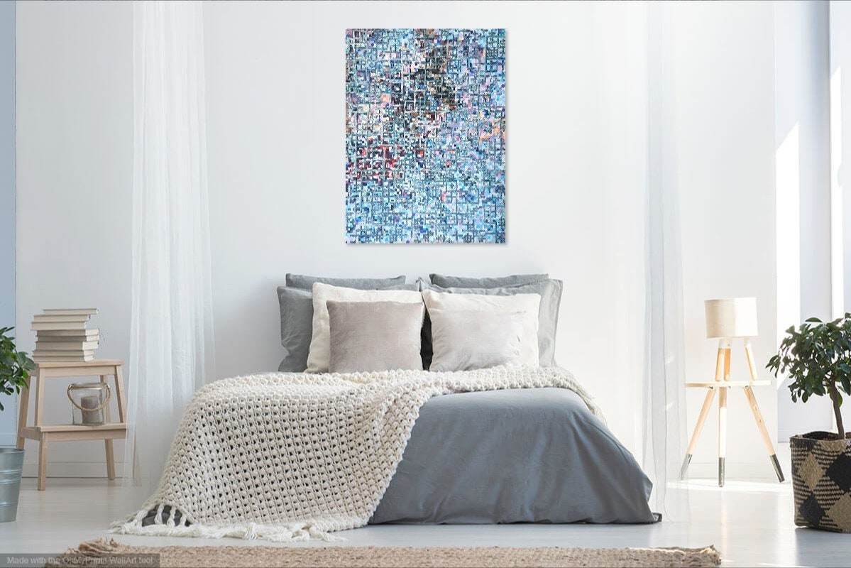 Geometric Art Print|Celestial Art|Bohemian Wall Hanging|Sacred Geometry Print| Modern Minimalist Decor|Unframed Vertical Art|Limited Edition - JMAVROSART 