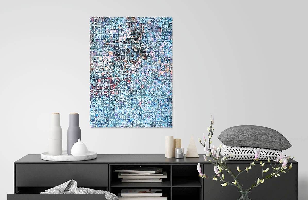 Geometric Art Print|Celestial Art|Bohemian Wall Hanging|Sacred Geometry Print| Modern Minimalist Decor|Unframed Vertical Art|Limited Edition - JMAVROSART 