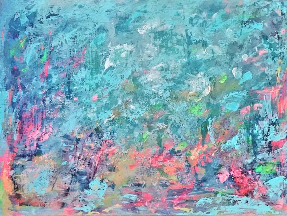 Arizona Forrest Sunset Abstract Expressionist Giclee Artwork Limited Edition Print - JMAVROSART 