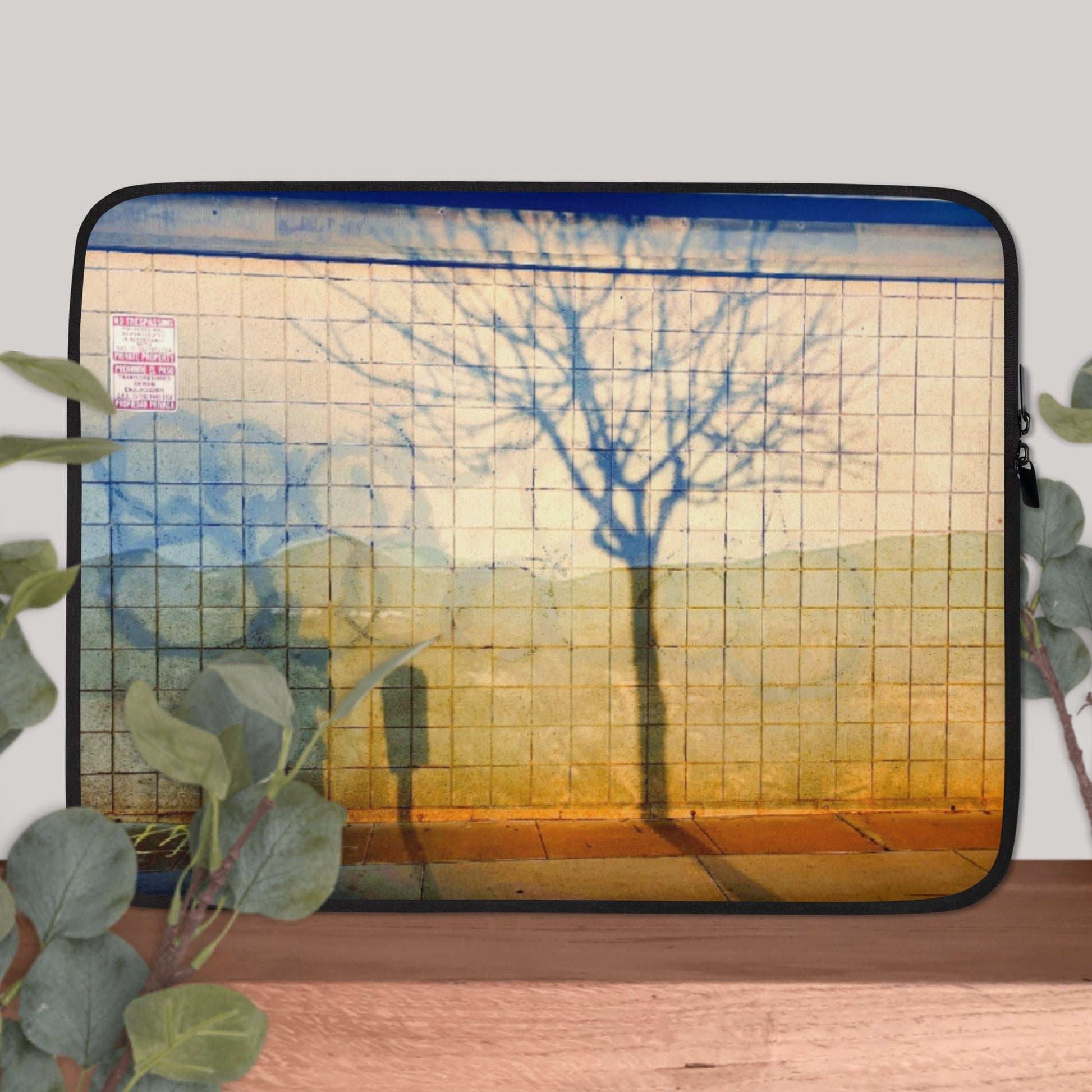 Urban Graffiti Art Laptop sleeve |Art Laptop Cover for School| Zippered Laptop Protector|13" or 15" Tech Sleeve|Signed Artist made not Ai