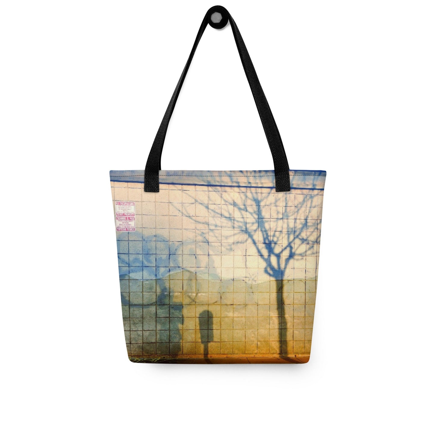 Graffiti Summer Tote Bag | Grocery Bag | Canvas Bag | Nature Trees | Eco-friendly reusable | Nature Scene Tote