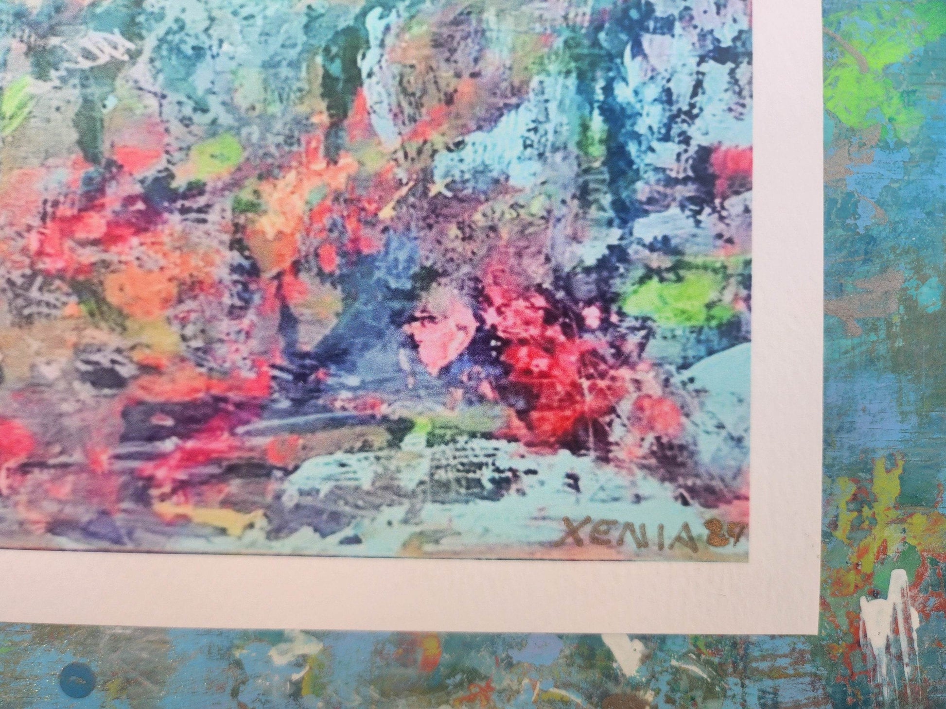 Arizona Forrest Sunset Abstract Expressionist Giclee Artwork Limited Edition Print - JMAVROSART 