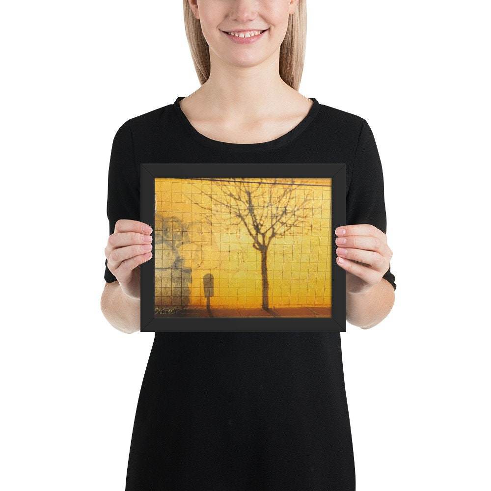 Urban Forrest Graffiti Art Print Limited Edition Wall Art Metallic Gold Graffiti Photo Giclee - JMAVROSART 