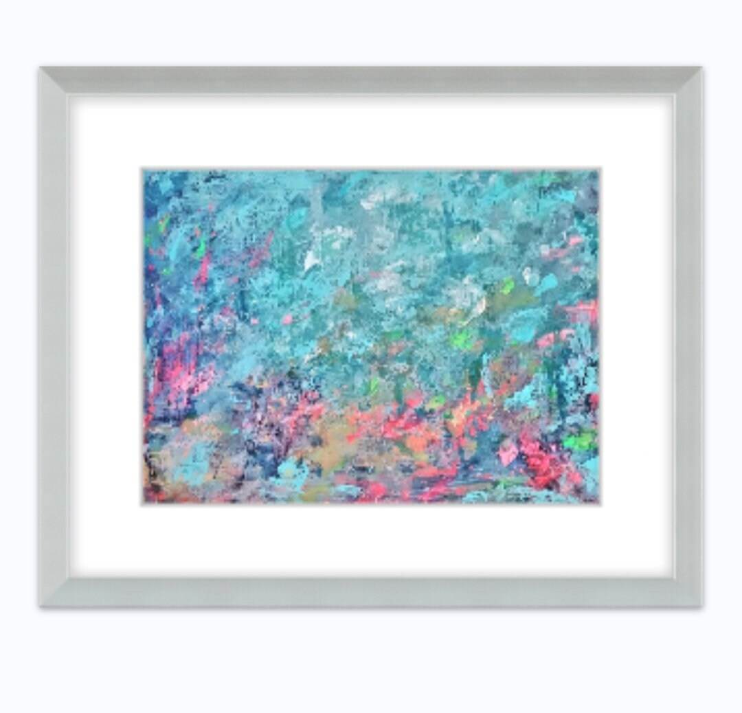 Arizona Forrest Sunset Abstract Expressionist Giclee Artwork Limited Edition Print - JMAVROSART 