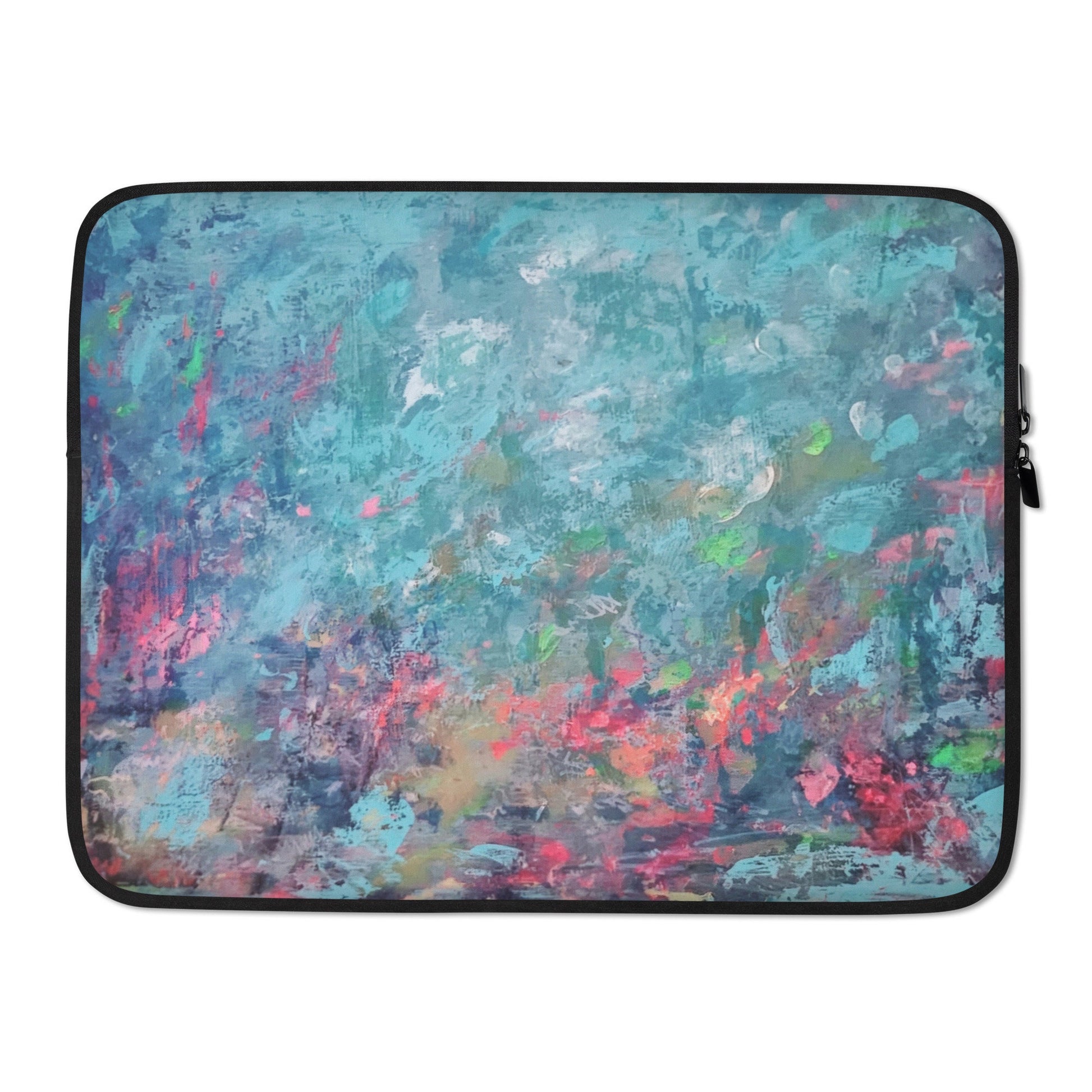 Forrest Sunset Abstract Art|Laptop sleeve | 13" Laptop case | Vanlife Tech sleeve | Laptop Cover for school | Artist made not Ai