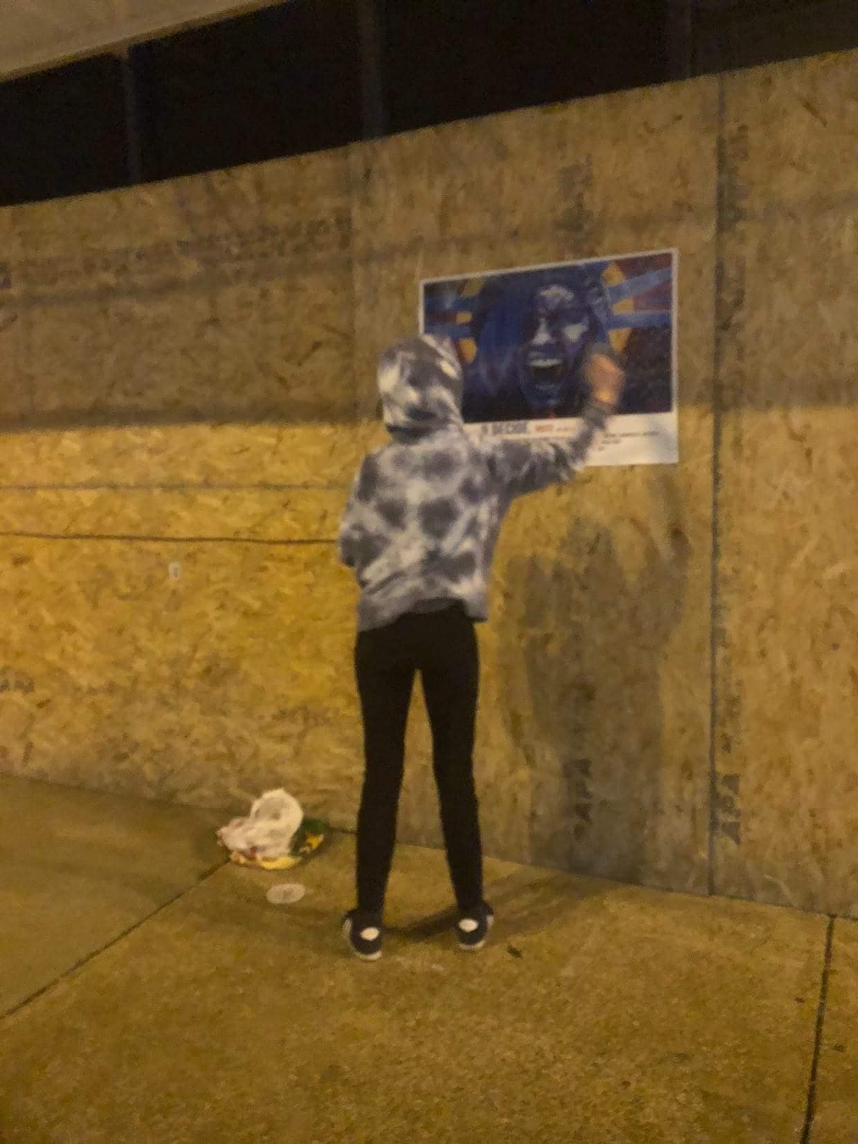 Lady Liberty |GOOD TROUBLE Street Art Poster| Get Out the Vote Poster |Go Vote Art |Poster DC Street Art Poster Art Show 2020