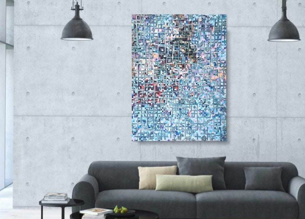 Geometric Art Print|Celestial Art|Bohemian Wall Hanging|Sacred Geometry Print| Modern Minimalist Decor|Unframed Vertical Art|Limited Edition - JMAVROSART 