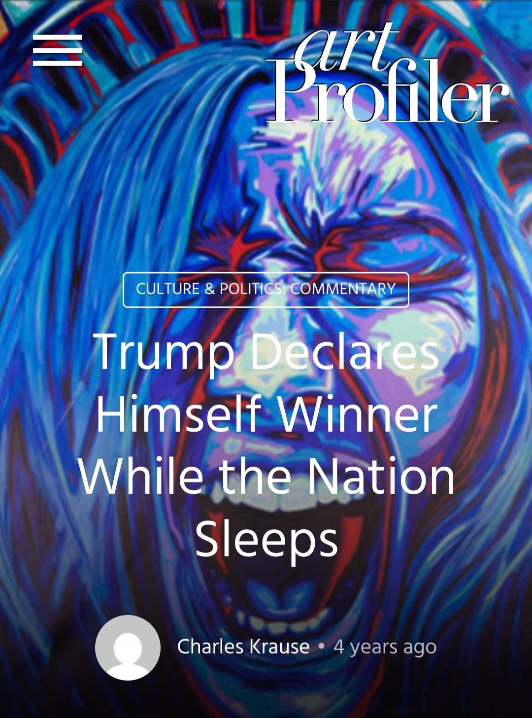 Lady Liberty |GOOD TROUBLE Street Art Poster| Get Out the Vote Poster |Go Vote Art |Poster DC Street Art Poster Art Show 2020