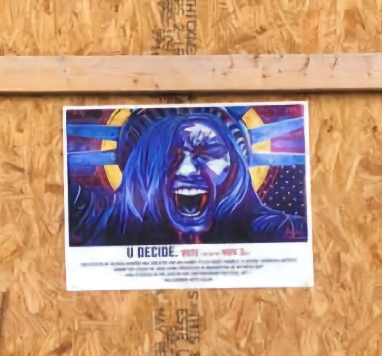 Lady Liberty |GOOD TROUBLE Street Art Poster| Get Out the Vote Poster |Go Vote Art |Poster DC Street Art Poster Art Show 2020