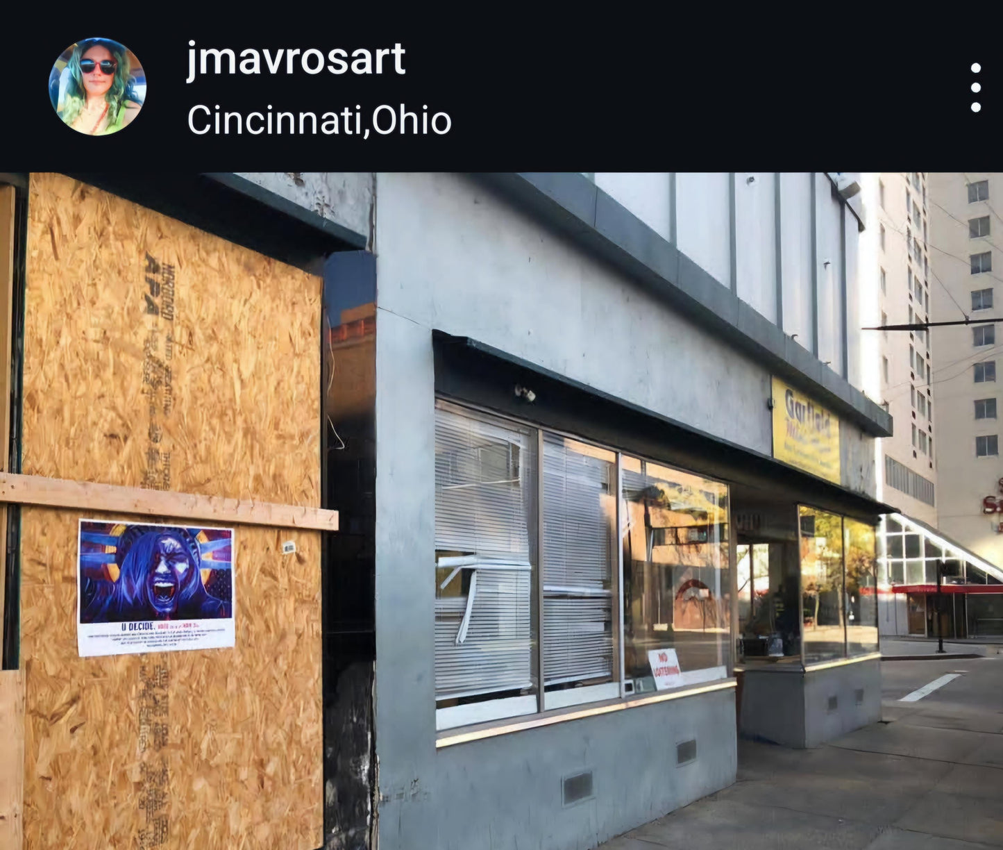 Lady Liberty |GOOD TROUBLE Street Art Poster| Get Out the Vote Poster |Go Vote Art |Poster DC Street Art Poster Art Show 2020