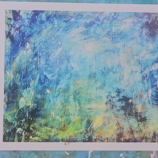 Arizona Forrest | Abstract Expressionist Art|LimitedEdition Print| Abstract Wall Art| 8x10 Print |Flagstaff AZ