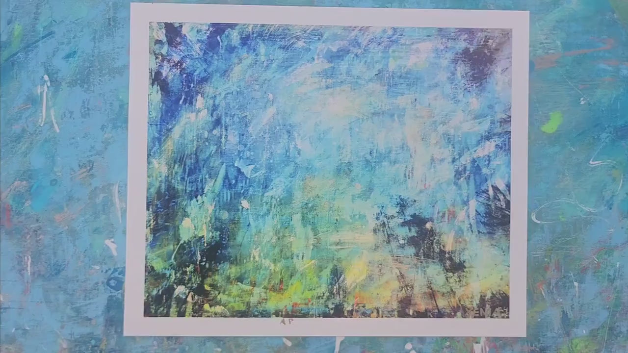 Arizona Forrest | Abstract Expressionist Art|LimitedEdition Print| Abstract Wall Art| 8x10 Print |Flagstaff AZ