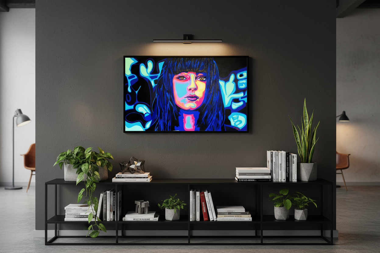 Urban Loft Bookshelf Mockup