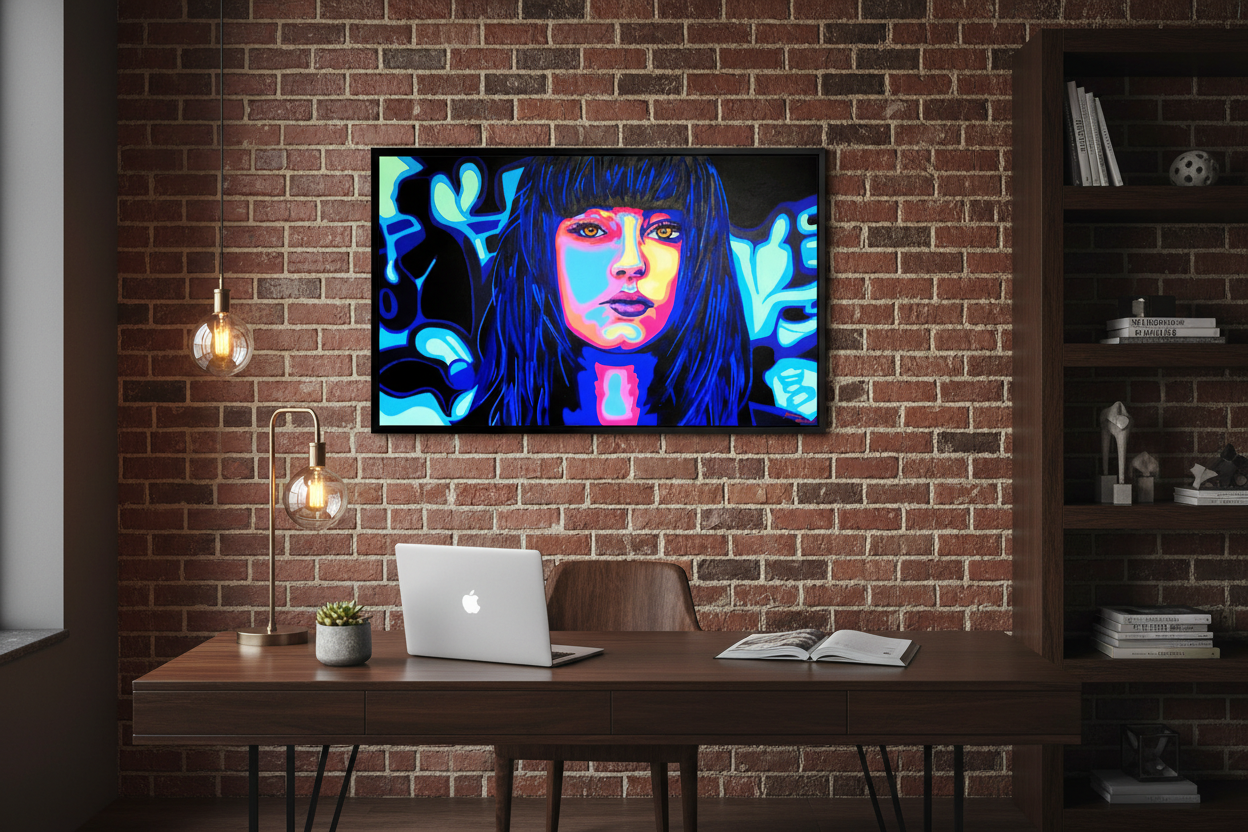 Urban Loft Home Office Mockup